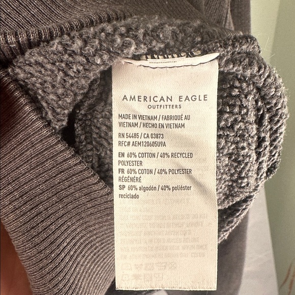 American Eagle Dark Gray Sweatshirt - Picture 12 of 12